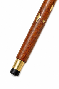 Bastón de Madera Hecho a Mano con Empuñadura Metálica Ornamentada, Estilo Vintage, Elegante Bastón de Caballero Decorativo - Product Image 6