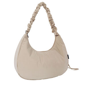 Premium Women's Simple Fashion Single <b>Strap</b> Letter <b>Shoulder</b> Bag Zipper Closure 7 Inch Lightweight Recycled Fabric All Seasons - Product Image 5