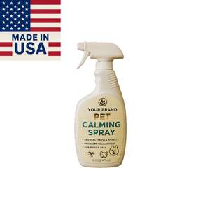 สเปรย์ฉีดสัตว์เลี้ยงสูตรใหม่ ขนาด 4 ออนซ์ ผลิตในสหรัฐอเมริกา เป็นมิตรต่อสิ่งแวดล้อม ช่วยผ่อนคลาย กลิ่นหอมแรง กำจัดกลิ่นไม่พึงประสงค์ พร้อมรับทำโลโก้ตามสั่ง อุปกรณ์กรูมมิ่ง น้ำหอมปรับอากาศ - Product Image 1