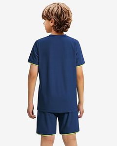 Conjunto de Camisa y Pantalones Cortos de Verano para Hombre, Traje Casual de Dos Piezas, Ligero y Transpirable, Venta al Por Mayor - Product Image 3