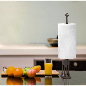 Porte-serviettes en papier autoportant vintage avec distributeur de rouleaux de mouchoirs de table au design unique disponible en approvisionnement en gros - Product Image 2