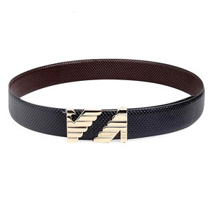 Ceinture en cuir véritable sur mesure, ceintures décontractées de créateur pour hommes, ceinture en cuir véritable pour hommes de qualité supérieure, vente en gros directe d'usine - Product Image 5