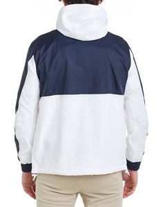 เสื้อแจ็คเก็ตวินด์เบรกเกอร์แบบลำลองสำหรับผู้ชาย OEM ขายส่ง ผลิตจากไนลอน 100% กันน้ำ กันลม คอตั้ง ปิดด้วยซิป เหมาะสำหรับฤดูร้อน - Product Image 2