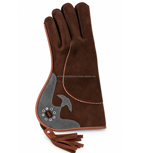Gants de fauconnerie en PU, longueur poignet, doigts complets, respirants, imperméables, pour le sport, la chasse, les activités de plein air, double couche, vente en gros - Product Image 1