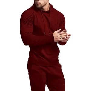Survêtements en molleton d'hiver de qualité supérieure, vente en gros, logo personnalisé, ensemble décontracté, jogging pour homme, 100% coton - Product Image 4