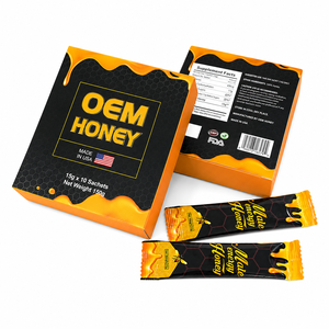 Miel Natural en Sobres Tipo Alimento OEM, Sabor Dulce y Suave, Empaque en Caja, Empaque Personalizado, Marca Privada - Product Image 6