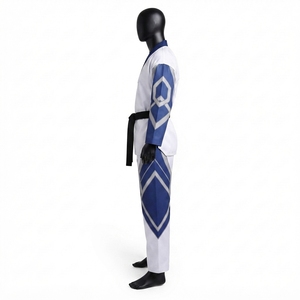 Uniforme de Taekwondo léger et confortable pour la boxe, tissu extensible en polyester/nylon, service OEM, prix bas, unisexe, adultes - Product Image 3