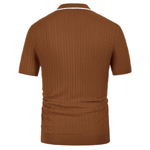 Camisetas Polo de Manga Corta para Hombre, Tejidas con Estampado 2026, Corte Ajustado, Transpirables, Antiarrugas, de Algodón - Product Image 6