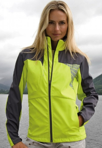 Veste Softshell Homme Haute Visibilité Bicolore Coupe-Vent Performance Cyclisme Vêtement de Travail Extérieur Fermeture Éclair Intégrale Personnalisable OEM Veste de Sport - Product Image 3