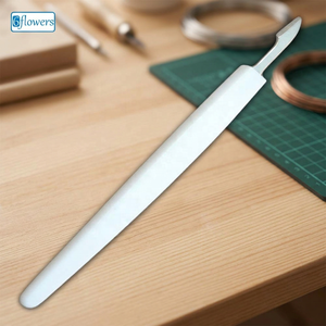 Empujador de cutículas de acero inoxidable de punta única con mango de plástico, herramienta de manicura reutilizable, ¡el más vendido! - Product Image 2