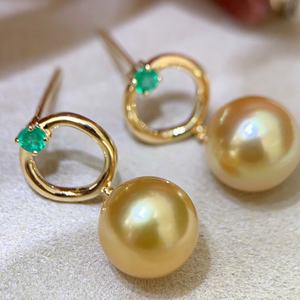 Light Luxury Fashionable Versatile S925 Pure Silver Natural <b>Pearl</b> <b>Dangle</b> <b>Earrings</b> 8.5-9MM Spring Summer New Products - Product Image 3