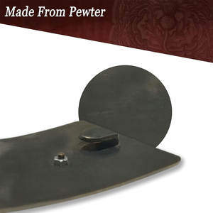 Hebilla de cinturón para kilt Piper - Latón inoxidable con diseño icónico de cardo, accesorios tradicionales escoceses para tartán de las Tierras Altas - Product Image 6