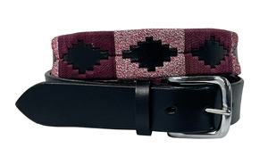 Ceinture en cuir noir d'Argentine de qualité supérieure, dernier design, broderie artisanale avec boucle en acier inoxydable. - Product Image 3