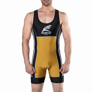 ชุดซิงเกิลเล็ตออกกำลังกาย กีฬามวยปล้ำ ยูนิเซ็กซ์ ออกแบบเองได้ ราคาโรงงานถูก คุณภาพสูง ยั่งยืน ผลิตโดย Hamilo Sports  ขั้นต่ำในการสั่งซื้อน้อย - Product Image 4