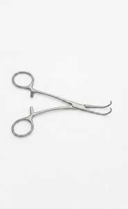 Pinces vasculaires d'anastomose néonatale Castaneda manuelles en acier inoxydable, personnalisées OEM, de qualité supérieure, à mâchoires courbées calibrées, 15 cm et 15,5 cm - Product Image 2