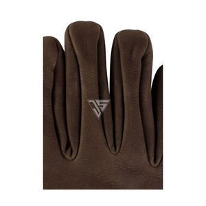 Gants en cuir véritable marron pour homme, chauds et protecteurs contre le froid, pour l'extérieur, l'équitation, avec écran tactile, tendance automne-hiver - Product Image 3