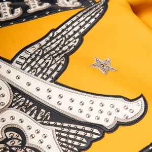 Blousons d'hiver en toile et cuir pour hommes avec col montant lavé, fermeture éclair, garniture en fourrure de mouton, respirants, grandes tailles, vente en gros - Product Image 6