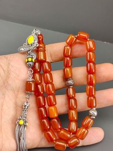 SMART HANDMADE ECO-FRIENDLY RESIN LOVE TASBIH AMBER BEADS Turquoise Prayer Rosary <b>Stone</b> Muslim Rosary Counter Jewelry - Product Image 5
