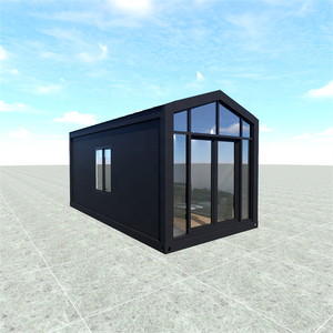 Fertighaus weiß 20ft winzige kosten günstige Hinterhof Schuppen Lagerung im Freien Schuppen Lagerhaus Container Scheune Haus - Product Image 3