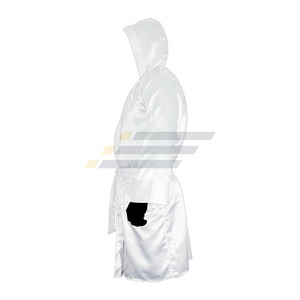 New Customized <b>Boxing</b> <b>Robes</b> High Quality Custom Fabric Logo <b>Boxing</b> Gown New Arrival High Quality All Colours Available - Product Image 2