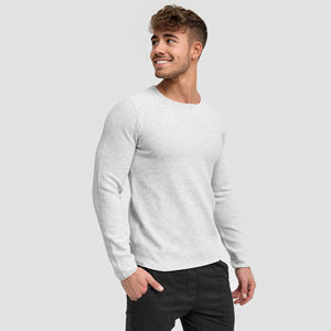 Best <b>Men's</b> Winter Sweatshirt 100% Super Soft Cotton <b>Fleece</b> Heavy Weight O Neck Solid Designer Print Pattern Embroidered Logo - Product Image 3