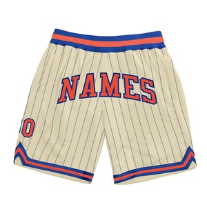 Wholesale Direct OMMIZ INDUSTRY Best Selling Custom Orange Green-White Authentic Throwback Basketball Shorts - Product Image 3