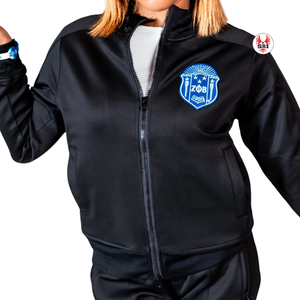 Zeta Phi Beta 1920 Royal Blue Women Embroidered Heavyweight Casual Hoodie Jogger Pants Two Piece Greek Letter <b>Tracksuit</b> Fleece - Product Image 2