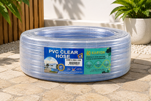 สายยางใส PVC KARYON ขนาด 22 มม. x 30 ม. ท่อน้ำแบบยืดหยุ่นสำหรับรดน้ำสวน สายยางรดน้ำสวนแบบใส PVC - Product Image 1