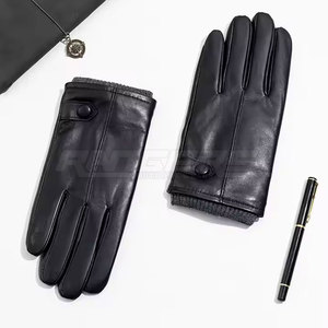 Men Real Leather <b>Gloves</b> Soft Driving Winter Season <b>Gloves</b> Genuine Leather Men's Fashion Leather <b>Gloves</b> - Product Image 3