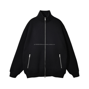 เสื้อสเวตเตอร์คาร์ดิแกนคอตั้งสไตล์อเมริกันสำหรับผู้ชายและผู้หญิงเสื้อคลุมกีฬาทรงหลวมเทรนด์ฤดูใบไม้ผลิและฤดูใบไม้ร่วง - Product Image 3