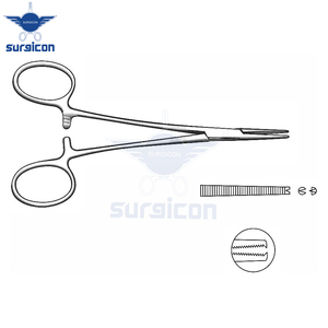 Pinzas Micro Halsted de 12.5 cm (5 Pulgadas), Rectas, Extra Delicadas, de Acero Inoxidable Premium, Hemostáticas, para Microcirugía - Product Image 4