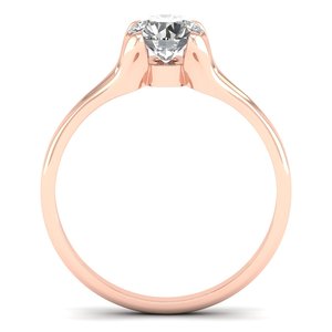 Anillos de compromiso REYES de plata de ley 925 con moissanita certificada GRA, joyería fina para mujer, precio de fábrica, gran venta. - Product Image 4