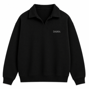 Nouvel Arrivage Sweat-shirt de Sport à Col Rond et Revers en Coton 100% Grammage Lourd, Manches Longues, Logo Personnalisé - Product Image 5