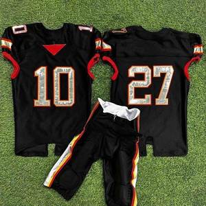 Tenues d'entraînement de football américain respirantes, durables, en gros, shorts et maillots de football américain pour les équipes - Product Image 1