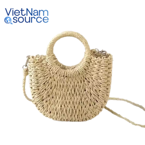 <b>Natural</b> Water Hyacinth Woven <b>Bags</b> Handmade Fashionable Eco <b>Bags</b> Export From Vietnam Quality Assured - Product Image 1