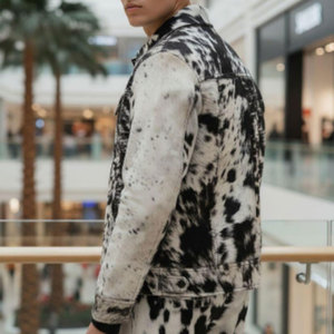 New Arrival 100% Cowhide Leather Made Custom Plain Dyed <b>Men</b> Cowhide Leather <b>Jackets</b> Different Style Cowhide Leather <b>Jackets</b> - Product Image 2