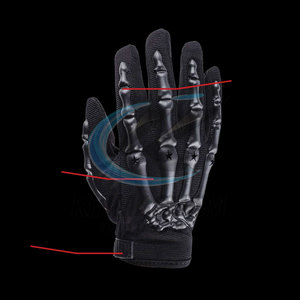 Gants de motocross d'hiver haute performance pour l'extérieur avec fermeture auto-agrippante antidérapante, conception à doigts complets et coutures robustes - Product Image 5