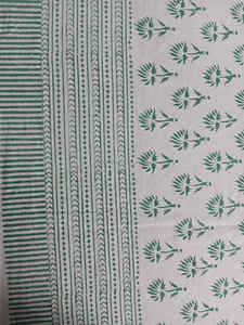 Handmade Luxury Block Printed Indian Cotton <b>Tablecloth</b> Floral Design Dining Cover - Product Image 4