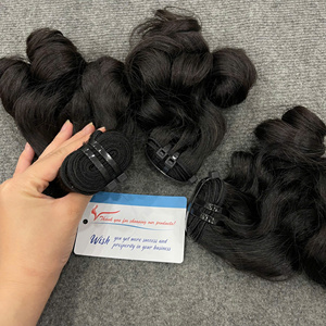 ข้อเสนอสุดพิเศษสำหรับผมเวฟต์สีดำแบบหยิกฟู  ผมแท้เวียดนาม 100% คุณภาพสูง ลอนเต็ม นุ่ม ทนทาน - Product Image 1
