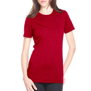 Camiseta de Mujer de Alta Calidad, 100% Algodón, Tejido de Punto, Verano, Casual, Manga Corta, Personalizada con el Logotipo de tu Marca - Product Image 3