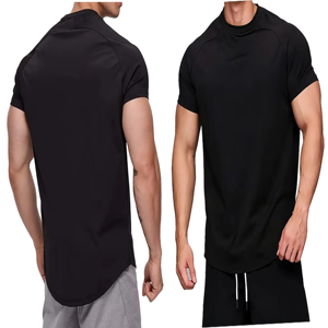 เสื้อยืดสไตล์เรียบง่ายสำหรับผู้ชาย วัสดุนุ่มน้ำหนักเบา แขนสั้น ชุดลำลองประจำวัน สวมใส่สบาย เสื้อผ้าฤดูร้อนแบบเรียบง่าย เสื้อยืด - Product Image 6