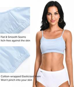 Bralette para Mujer, Diseño de Punto Flexible, Sujeción Suave, Elasticidad Adaptativa, Cobertura Suave y Transpirable, Confort para Uso Diario - Product Image 3