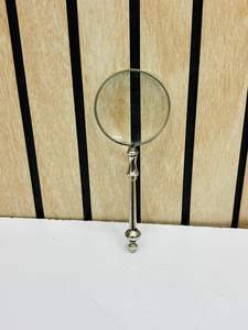 Lupa de Bolsillo Vintage de Níquel de 1.5'' |   Lupa de Inspección Antigua de Mano - Product Image 6