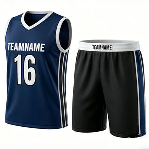 Ensemble d'uniformes de basketball personnalisés sublimés en polyester, vêtements d'équipe avec impression de logo, vente en gros pour programmes de ligues, fabricant OEM ODM - Product Image 5