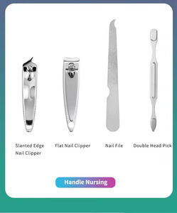 Ensemble complet de manucure et pédicure en acier inoxydable, kit d'outils de soin des ongles pour la maison, les voyages, les salons de beauté et l'usage personnel - Product Image 2