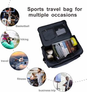 Bolsa Deportiva para Zapatos 2026 con Compartimento para Calzado, Organizador de Equipaje, Bolsa para Zapatos de Baloncesto, Bolsa para Equipamiento de Fútbol, Bolsa de Gimnasio, para Entrenamiento y Fitness - Product Image 5