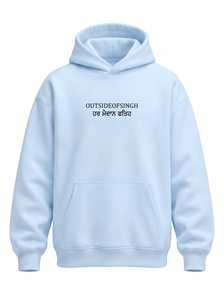 <b>White</b> <b>Women's</b> Woven 100% Bamboo Fiber Pullover Hoodie Drop Shoulder <b>Sweatshirt</b> Front Letter Embroidery Print - Product Image 3