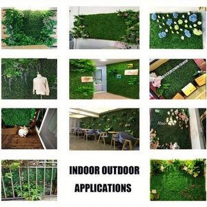 24 pezzi 24in * 16in legno di bosso artificiale Topiary Hedge Grass sfondo recinzione Privacy schermo per balcone giardino pianta artificiale - Product Image 4