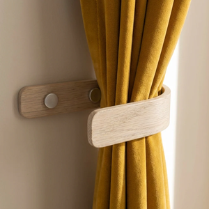 Wood Curtain <b>Tiebacks</b> Direct Manufacturer Bedroom Living Room Houseware Wood Curtain Holdback Best Prices - Product Image 5