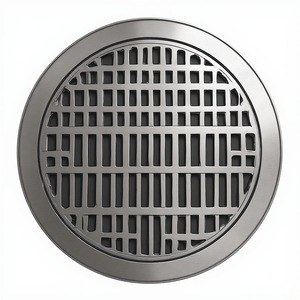 Luxury Precision Crafted Metal <b>Drain</b> Cover Created For Contemporary Floor <b>Drain</b> System With Superior Strength And Elegant Finish - Product Image 1